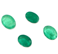 Émeraude double naturelle, forme ovale, cabochon, toutes tailles, pierre brute, fourniture pour la fabrication de bijoux, vente en gros, fabricant en vrac