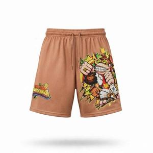 Pantalones Cortos Deportivos de Malla para Hombre, Ligeros y Estampados, para Entrenamiento - Product Image 5