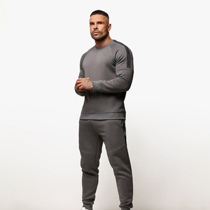 Ventes en gros de survêtements en coton de haute qualité pour hommes, avec logo personnalisé imprimé, sweat-shirt à capuche entièrement zippé en molleton pour le sport et la gym - Product Image 2