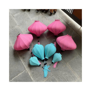 Linternas de seda hechas a mano con diseño floral, lámpara decorativa blanca para decoración del hogar, bodas y fiestas. - Product Image 3