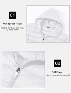 Mens Jackets Winter Fashion Stylish Custom Design Hooded Men's Outerwear <b>Feather</b> Puff <b>Down</b> Bubble Coat Mens Puffer Jacket - Product Image 4