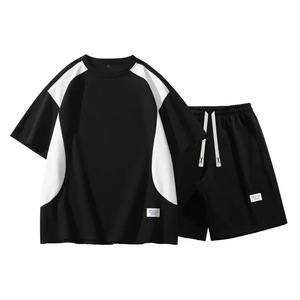 Ensemble Homme 2026 – Tenue d'Été Décontractée en Coton, Ensemble Deux Pièces Léger Imprimé pour la Plage (T-shirt et Short) - Product Image 2