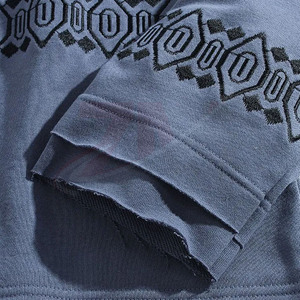 Sudadera con Capucha de Moda para Hombre, Color Azul, Último Diseño, Ropa Urbana, Personalizable con Logotipo, Calidad de Marca Disponible - Product Image 4