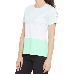 Camisetas de Verano al por Mayor para Mujer, Casuales, Lisas, de Manga Corta, Cuello Redondo, Corte Regular, Transpirables, 100% Algodón - Product Image 4