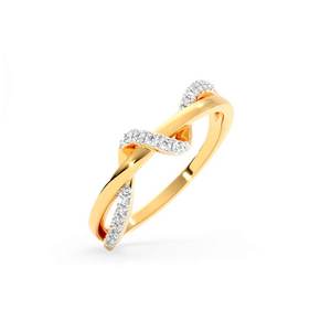 Anillo de Diamantes Cultivados en Laboratorio con Diseño Entrecruzado - Product Image 2