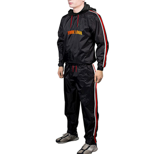 Combinaison de sauna intégrale à capuche personnalisée avec logo, haute qualité, pour hommes, pour la perte de poids, sport, sauna, combinaison de sudation unisexe - Product Image 5
