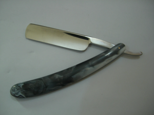 Maquinilla de Afeitar Recta de Alta Calidad para Hombre con Cuchillas de un Solo Filo - Acero Inoxidable Profesional de Seguridad - Product Image 3