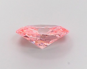 Diamant CVD rose vif fantaisie de 3,01 carats, de forme ovale, de luxe, cultivé en laboratoire, clarté VVS2, polissage excellent, diamant non monté pour bijoux - Product Image 5