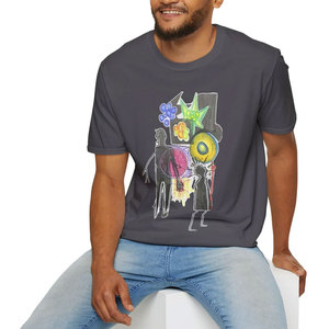 T-shirt pour homme, imprimé DTF, design tendance, manches courtes, tissu doux, couleur personnalisée, confortable pour tous les jours - Product Image 3