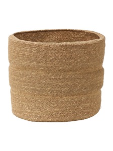 Cesta de Almacenamiento Hecha a Mano de Mimbre Natural Pacific Lifestyle, Cesta Acanalada, Venta al por Mayor, Ecológica, Hecha en Vietnam - Product Image 6