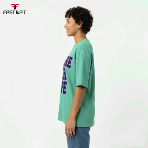 เสื้อยืดผู้หญิงแฟชั่นใหม่ ผ้าฝ้าย 100% ทรงปกติ แขนยาว สีพื้น ปักโลโก้ได้ ซักได้ เหมาะสำหรับฤดูร้อน - Product Image 3