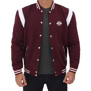 เสื้อแจ็คเก็ต Letterman สไตล์คลาสสิกสำหรับผู้ชาย เสื้อคลุมลำลองแนวสตรีทแวร์ สวมใส่สบาย เหมาะสำหรับใส่ในชีวิตประจำวันและการเดินทาง - Product Image 1