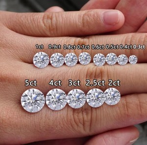 Diamants de laboratoire de qualité supérieure de la marque Aniva, taille brillant, 1 carat, clarté VVS2, couleur D, certifiés IGI, pour bagues de fiançailles - Product Image 2