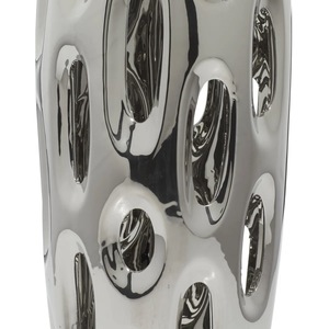 Vase de table rond moderne en fer de luxe, support décoratif pour fleurs, centre de table pour salle à manger et salon, présentoir floral - Product Image 5