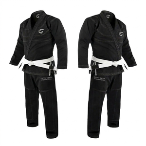 Kimono de Jiu Jitsu BJJ Gi unisexe avec logo personnalisé 450 g/m² tissage de perles Vente en gros d'usine Arts martiaux OEM - Product Image 2