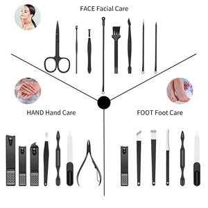 Sustainable Stainless Steel Nail Clippers Set <b>Pedicure</b> & Manicure Kit with Cleaner Cuticle Grooming <b>Tool</b> - Product Image 3