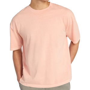 T-shirt surdimensionné personnalisé en coton respirant, T-shirt tendance, marque privée, OEM, ODM, fabricant de vêtements en gros, T-shirts surdimensionnés - Product Image 3