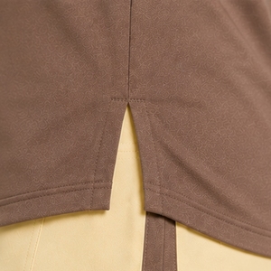 Conjunto deportivo de camiseta y pantalones cortos para mujer, color marrón beige, con media cremallera, de secado rápido, manga corta, para gimnasio, fitness, correr y entrenamiento. - Product Image 6