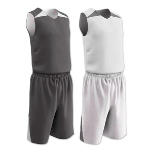 OEM Custom Breathable Quick Dry Plus Size Sleeveless Basketball Jersey <b>Kit</b> Unisex High <b>School</b> College Team Sport Training - Product Image 1