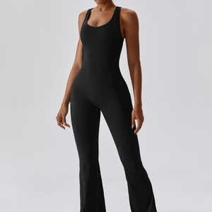 Ropa de Gimnasio Ligera Personalizada al por Mayor, Ropa de Yoga, Ropa Deportiva, Mono de Yoga para Entrenamiento, Mono de Yoga de Una Pieza para Mujer - Product Image 6