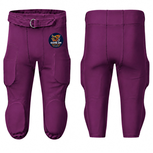 Pantalon de football américain personnalisé, sublimation, imperméable, écologique, 100% polyester, respirant, couleur unie, séchage rapide, best-seller - Product Image 5