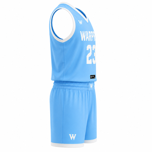Custom WARPRO Basketball Tank Top and Shorts Set High Performance Moisture Wicking Quick Dry Sublimation Printed <b>athletic</b> - Product Image 3