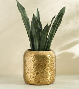 Gold Luxury Brass Planter Pot Manufacturer & Supplier Brass Planter Decorative Pot <b>Vase</b> Handicrafts Planter Sets - Product Image 6