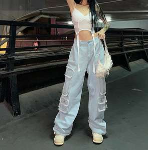 Jean Boyfriend en Denim Grande Taille pour Femme, Coupe Droite, Taille Haute, Tissu Élastique, Confortable Toutes Saisons, Extensible, Décontracté - Product Image 5