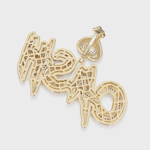 จี้ฮิปฮอปทรงกระเป๋าเงินประดับเพชรโมอิสซาไนต์ทรงกลมแบบฝังเพชร สำหรับผู้ชาย ดีไซน์กระเป๋าเงิน ทำจากเงินแท้ 925 สไตล์แร็ปเปอร์ - Product Image 3