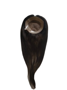 100% Topper de cheveux humains pour femmes dames Taz Hair Mono Topper importé du Bangladesh - Product Image 3