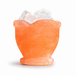 Unique Natural Fire Bowl Himalayan Salt Lamp Featuring Pink Salt Crystals for Tabletop Decoration Home Styling and Gift Ideas - Product Image 4