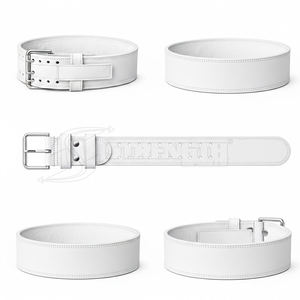 เข็มขัดยกน้ำหนักหนังแท้ สายปรับได้ เข็มขัดยกน้ำหนักเพิ่มพลังสำหรับการฝึกความแข็งแรง - Product Image 6