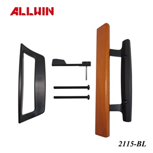 Modern Design D-Shape Handle Zinc Alloy White Finish for Hotel Use in Patio Door Latch - Product Image 2