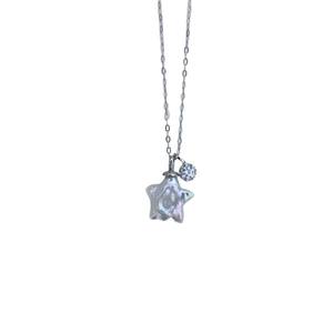Baroque Small Star Pearl Pendant S925 Silver with Irregular Natural Freshwater Pearl Simple Niche <b>Fashion</b> <b>Necklace</b> - Product Image 5