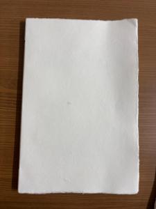 Carnet écologique A4 à bords festonnés en papier de coton, reliure spirale, imprimé, durable, rechargeable, fait main pour artistes - Product Image 5