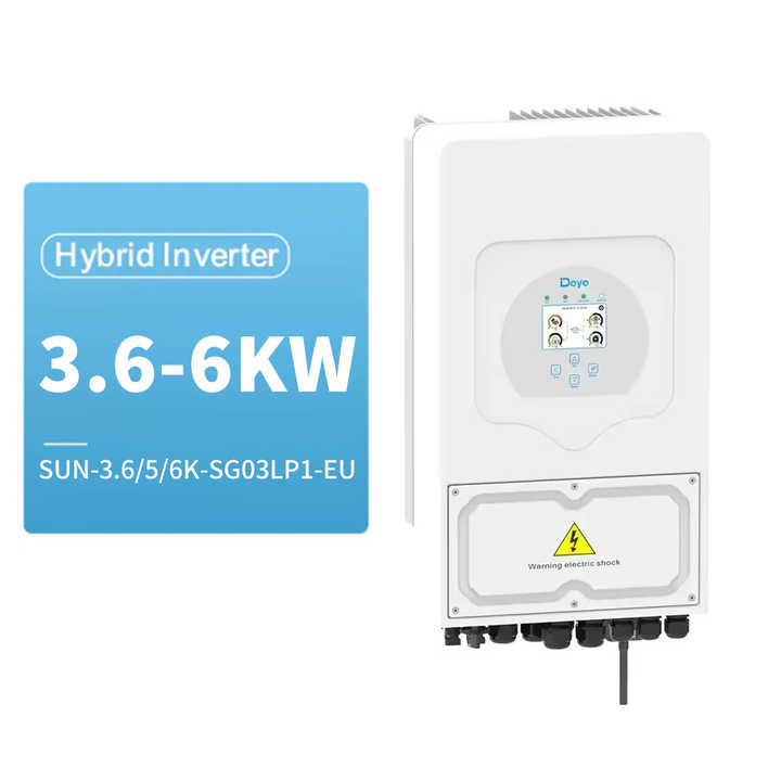 Hybrid Inverter Deye 6kw Single Phase Solar Power MPPT Controller Low ...