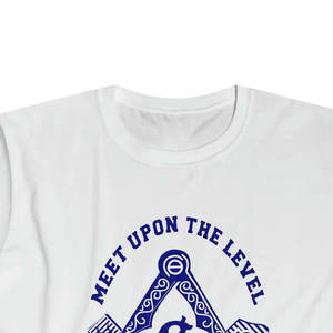 Camiseta de Algodón Suave con Logotipo de la Hermandad Masónica Personalizada para Hombre, Camiseta de Algodón Informal con Símbolo Masónico para Hombre, Venta al Por Mayor - Product Image 2
