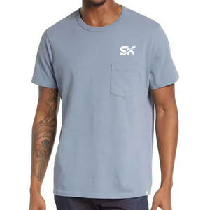 Camisetas Lisas con Bolsillo, Material Duradero y Cómodo, Corte Ajustado, Ropa, Prendas de Vestir - Product Image 1