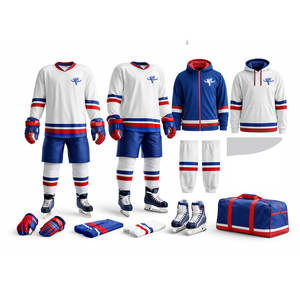 Uniformes de Hockey sobre Hielo para Equipos con MOQ Bajo, Paquetes de Uniformes de Hockey sobre Hielo para Entrenamiento Juvenil, Uniformes de Hockey sobre Hielo en Oferta - Product Image 1
