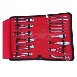 Stainless Steel Manual Dental Instruments 16Pcs Oral Surgical Extraction Set Elevators Forceps Pliers By <b>Blush</b> Surgical - Product Image 4