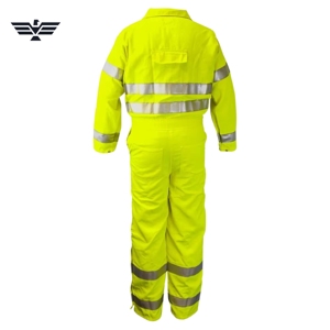 Premium Hi-Visibility Reflective Safety Coverall Suit <b>for</b> <b>Construction</b> Roadwork Industrial Maintenance Warehouse - Product Image 3