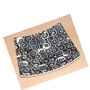 Coquille de conque découpée en verre et motif mosaïque pour décoration de table, taille 20 cm - Product Image 2