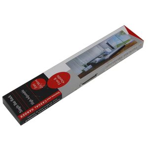 Appendiabiti singolo in argento con ripiano per scarpe e supporto verticale allungabile - Product Image 4