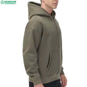 Best quality <b>Men's</b> Blocking <b>Pullover</b> Raglan Sleeve Knitted Cotton Casual Autumn with Pocket Regular Fit Hoodies & Sweatshirts - Product Image 4