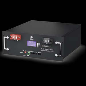 Sistema de Almacenamiento de Energía Industrial HR ESS para el Hogar, Rack de Servidor, 48V 200AH 5kWh, Fosfato de Hierro y Litio 51.2v 5.12kWh 10.24kWh, Negro - Product Image 2