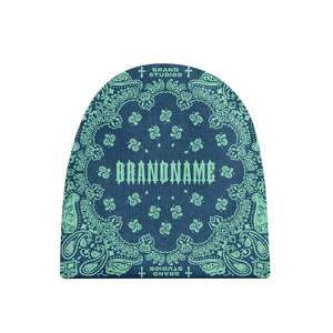 Gorro de Invierno Unisex con Estampado de Bandana de tu MARCA, Estilo Urbano, 56-58CM, Tejido por Computadora con Impresión Digital - Product Image 3