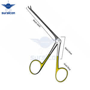 Pinzas de cocodrilo con eje angulado hacia abajo de 80 mm y punta de carburo de tungsteno TC GOLD para agarre preciso y manejo controlado - Product Image 5
