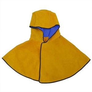 Casco de Soldadura de Cuero Vacuno Reforzado JNM, Protección Industrial Contra Incendios, Resistente al Calor y a las Llamas, ODM - Product Image 1