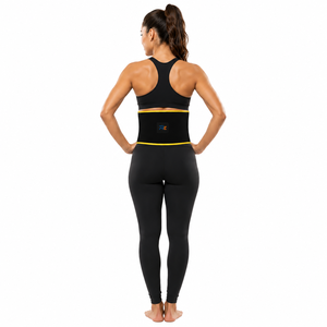 Ceinture de sudation de fitness haut de gamme très demandée, offrant un soutien réglable, un confort léger et des mouvements flexibles pendant les séances d'entraînement - Product Image 3