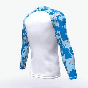 Tissu extensible durable, rashguard de sublimation de qualité supérieure, design personnalisé, vêtements de sport légers, vente en gros d'usine - Product Image 2